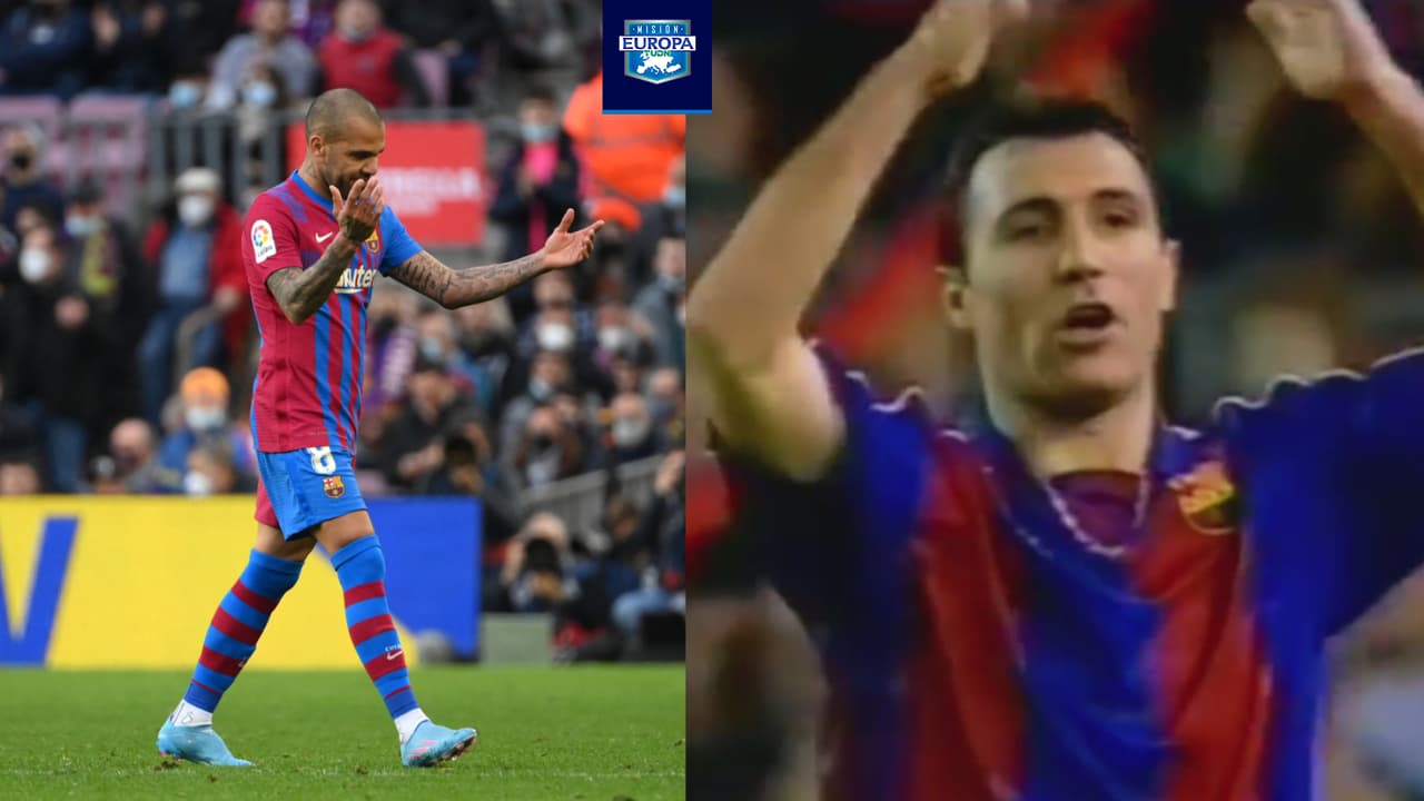 Dani Alves emula inusual marca de Stoichkov con el Barcelona