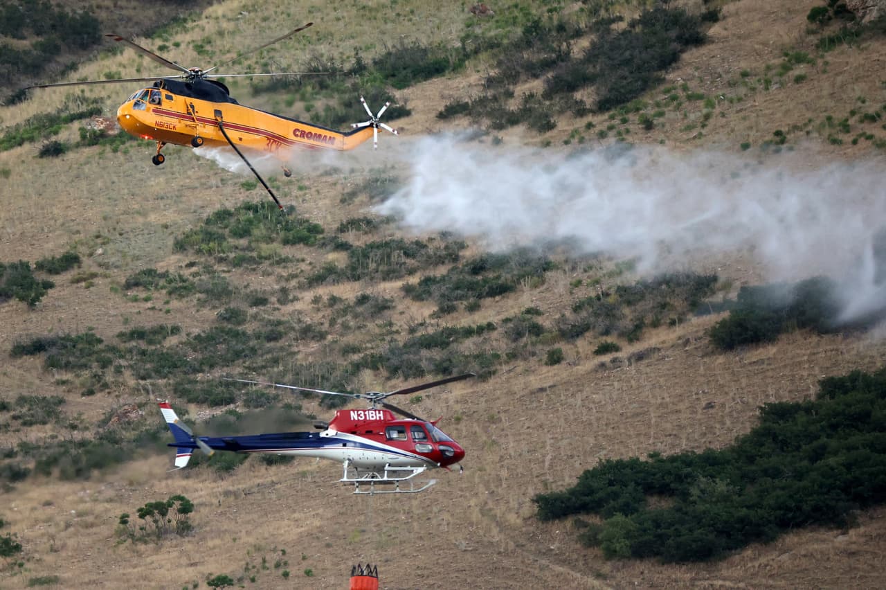 Un hombre causa un incendio forestal al tratar de quemar una araña con su encendedor