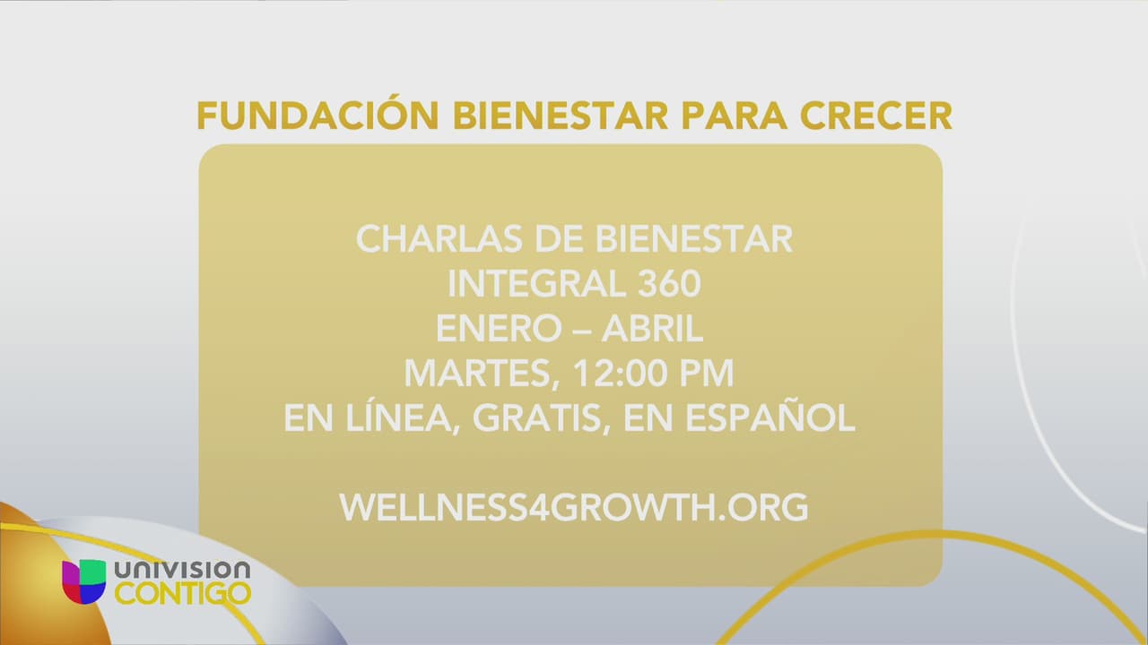 Charlas gratuitas de bienestar integral