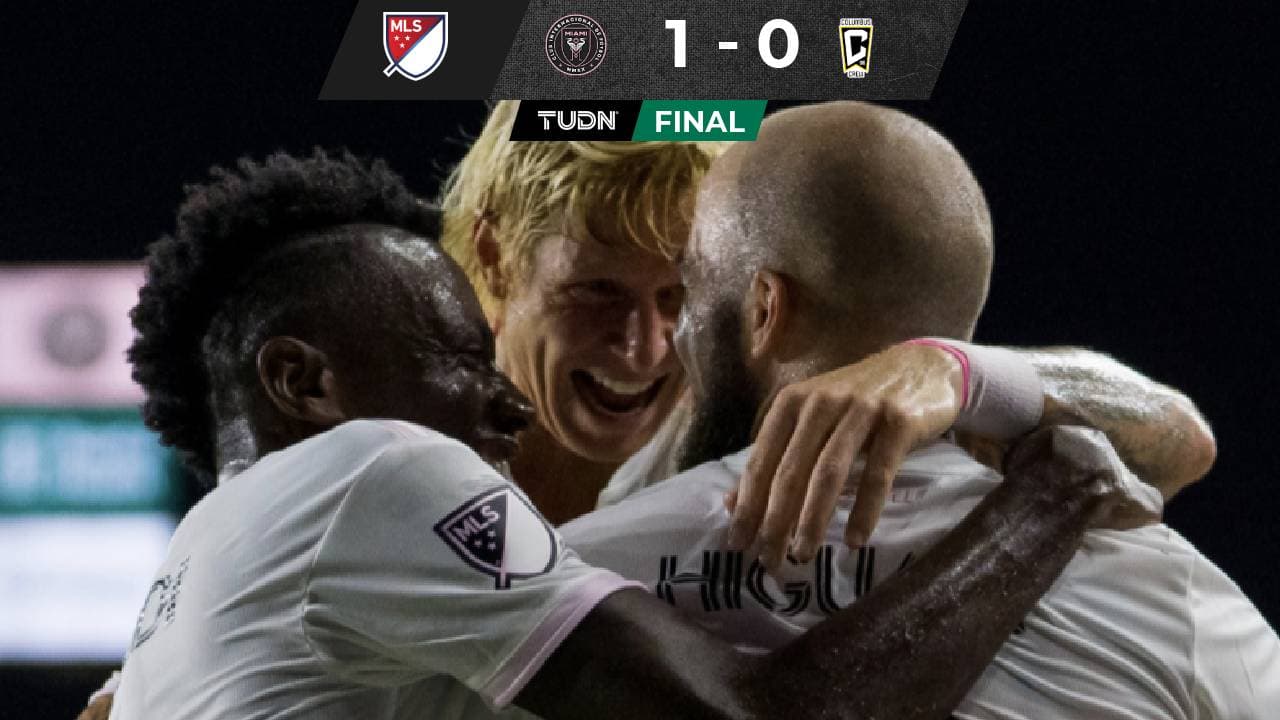 Con Pizarro e Higuaín, el Inter Miami venció al Columbus