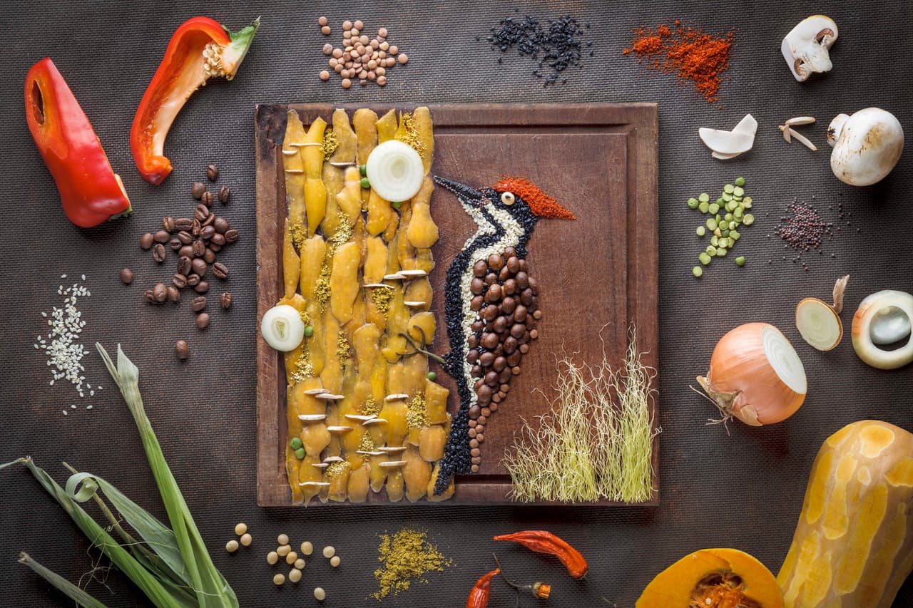 La composición de cada imagen es muy cuidada.