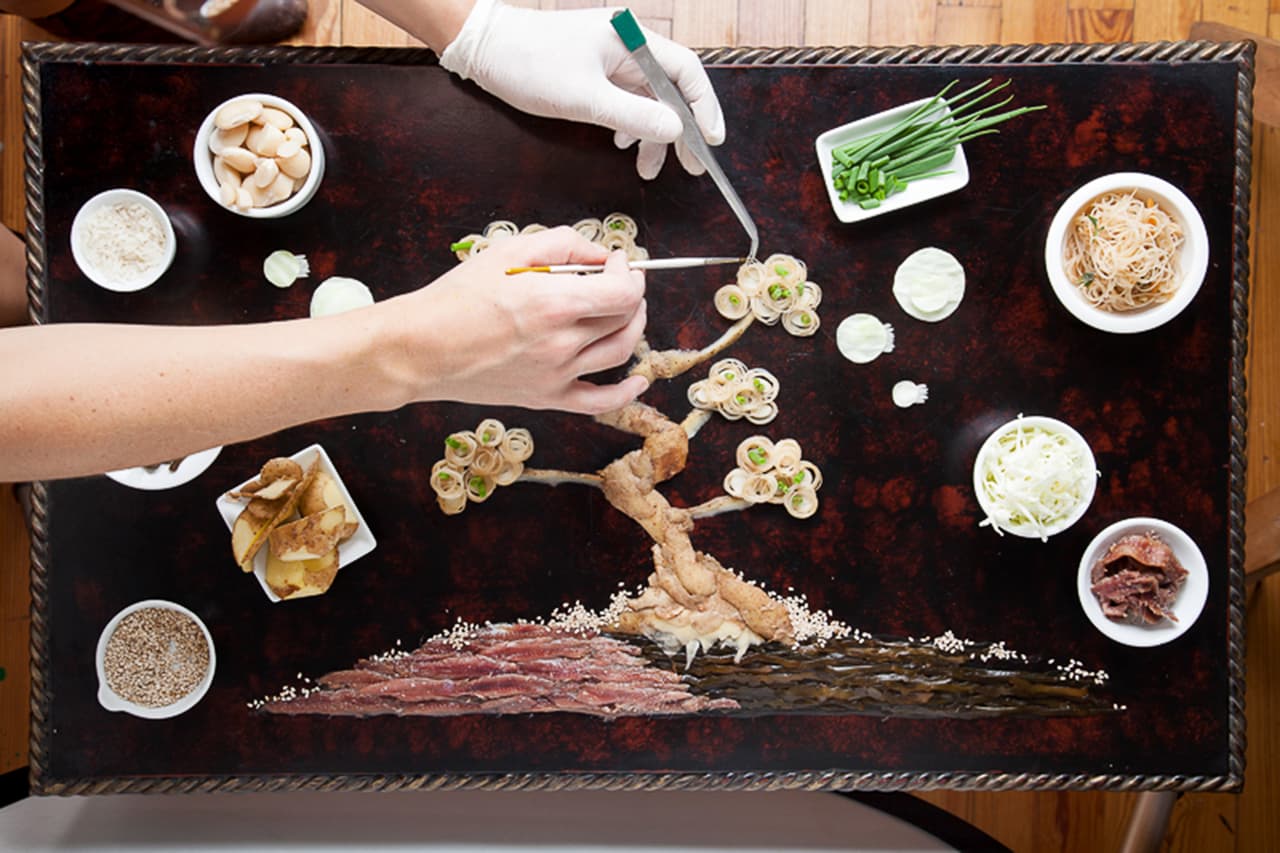 Utiliza todo tipo de verduras y alimento que se le ocurra.