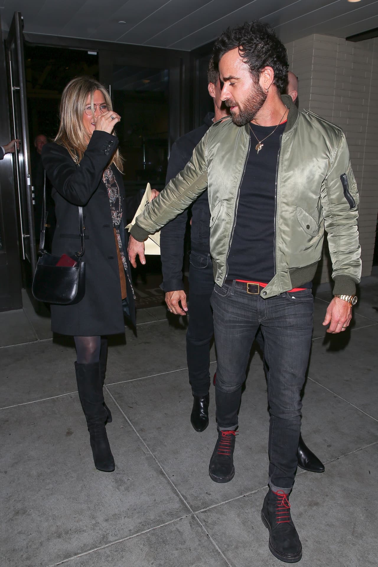 La parejita lista para regresar a casa.