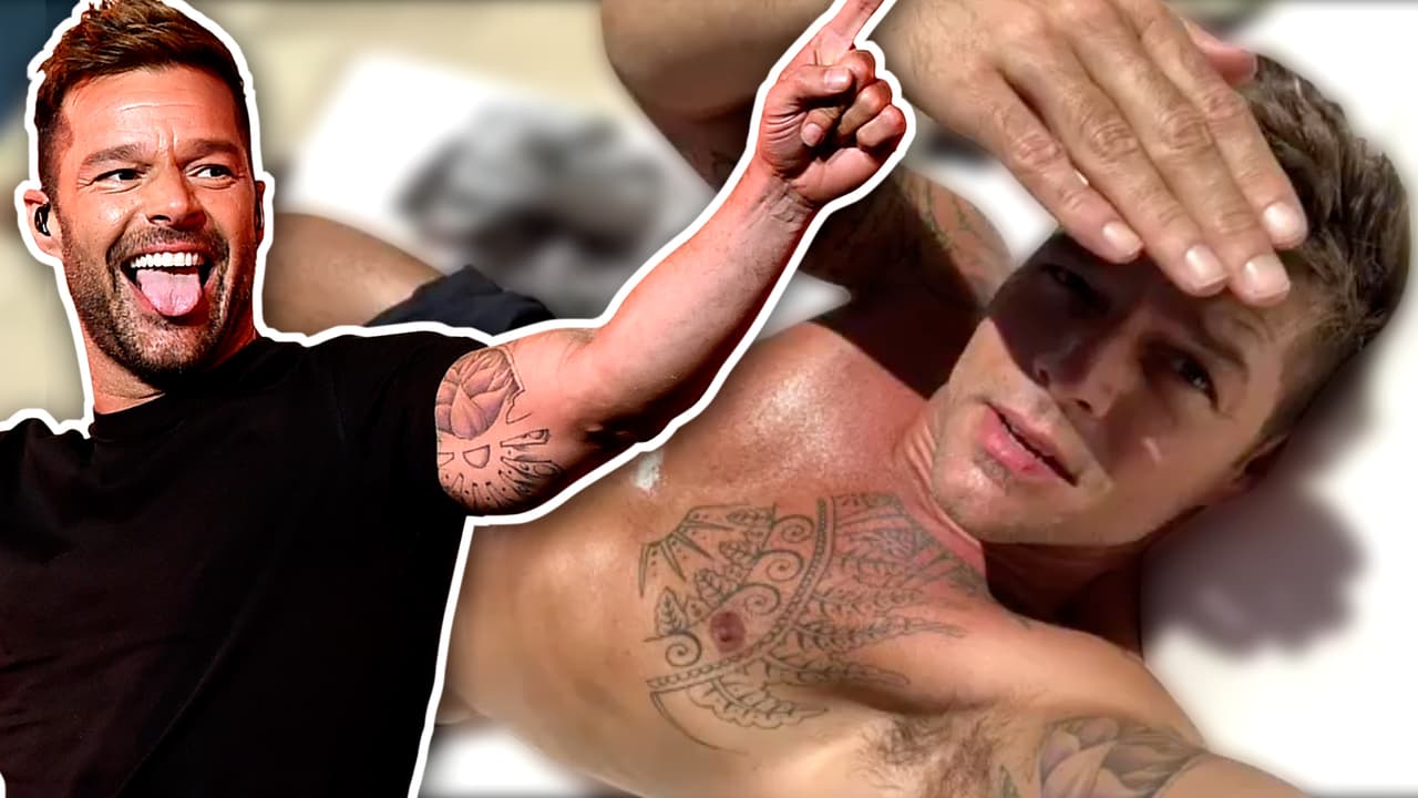 Ricky Martin causa furor con un video bronceándose y demuestra que la edad es solo un número