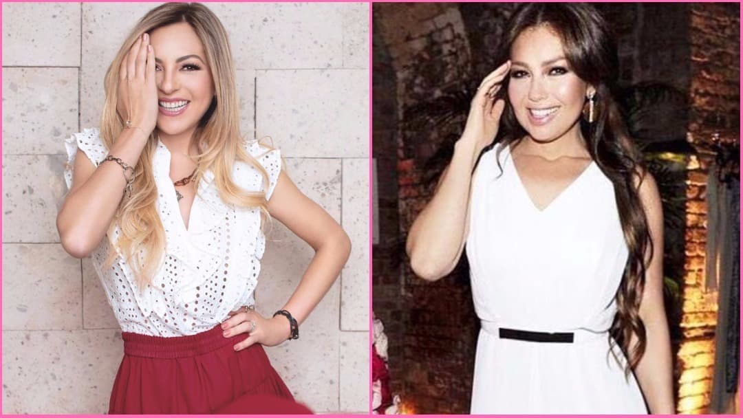 Tal vez la forma del rostro, la sonrisa y la extensa cabellera hacen que estas dos famosas parezcan separadas al nacer.