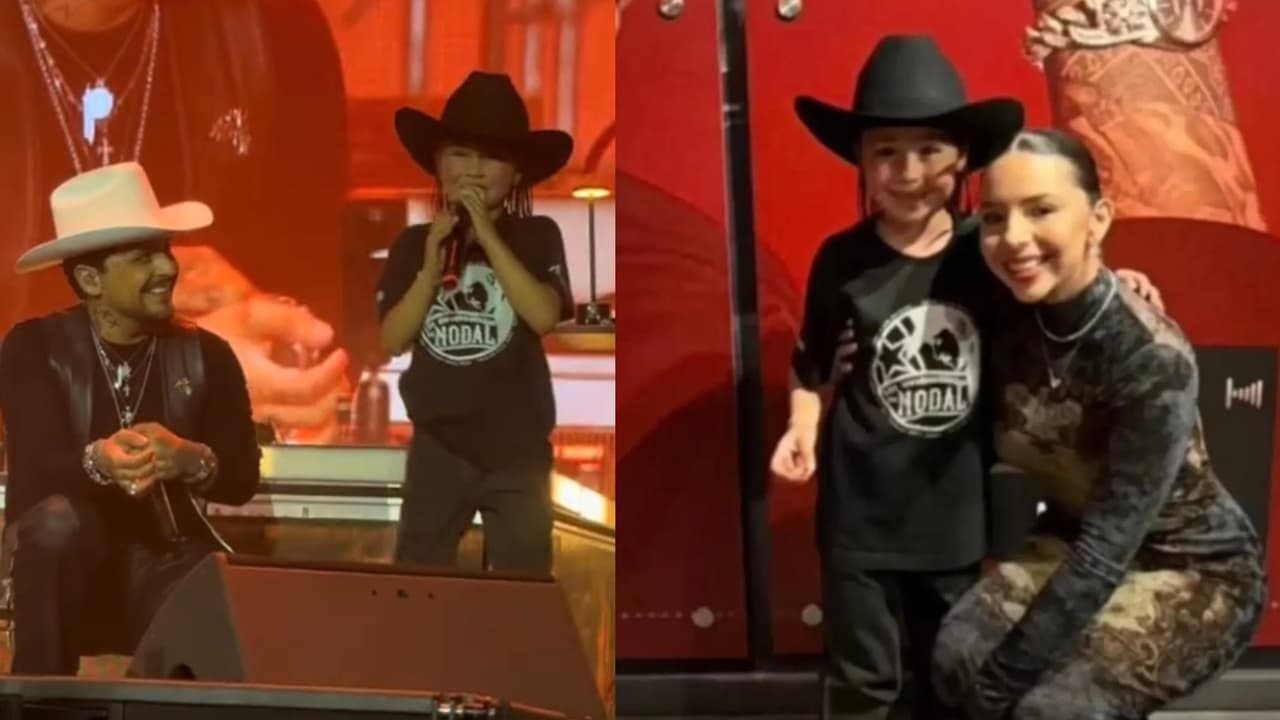 Nodal cumple sueño de niña: canta con ella y le presenta a Ángela Aguilar