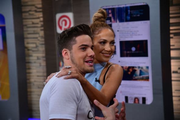 Para William era un sueño estar cerca de tan gran artista.