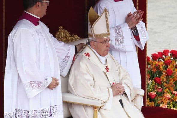 El Santo Padre presidió la histórica celebración.