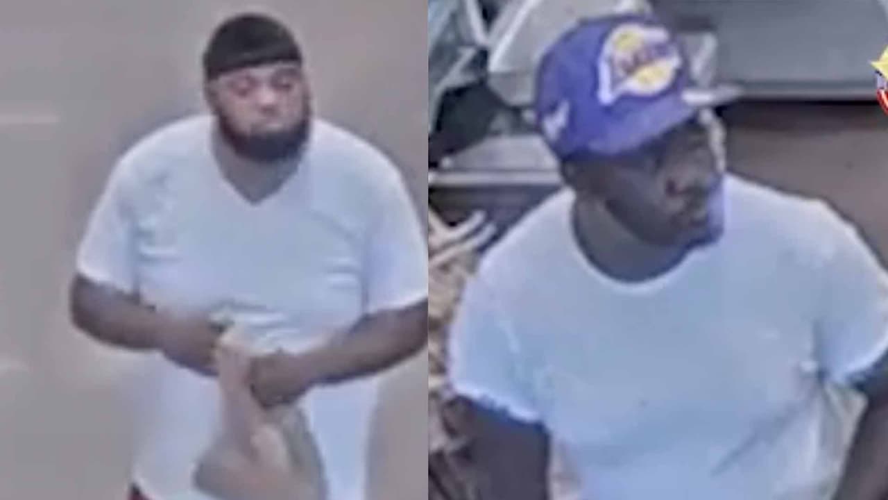 Buscan identificar a sospechosos de robar artículos de automóviles en lugares públicos