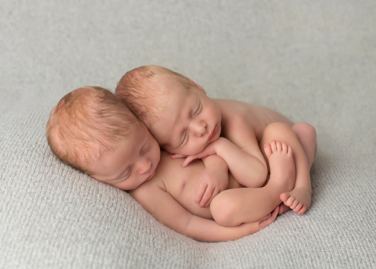 Estos recién nacidos estuvieron nueve meses en el vientre de su mamá.