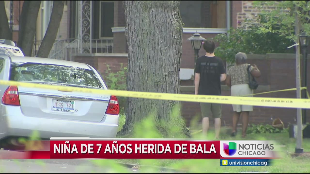 Niña de siete años resulta herida en un tiroteo en el barrio de Park Manor