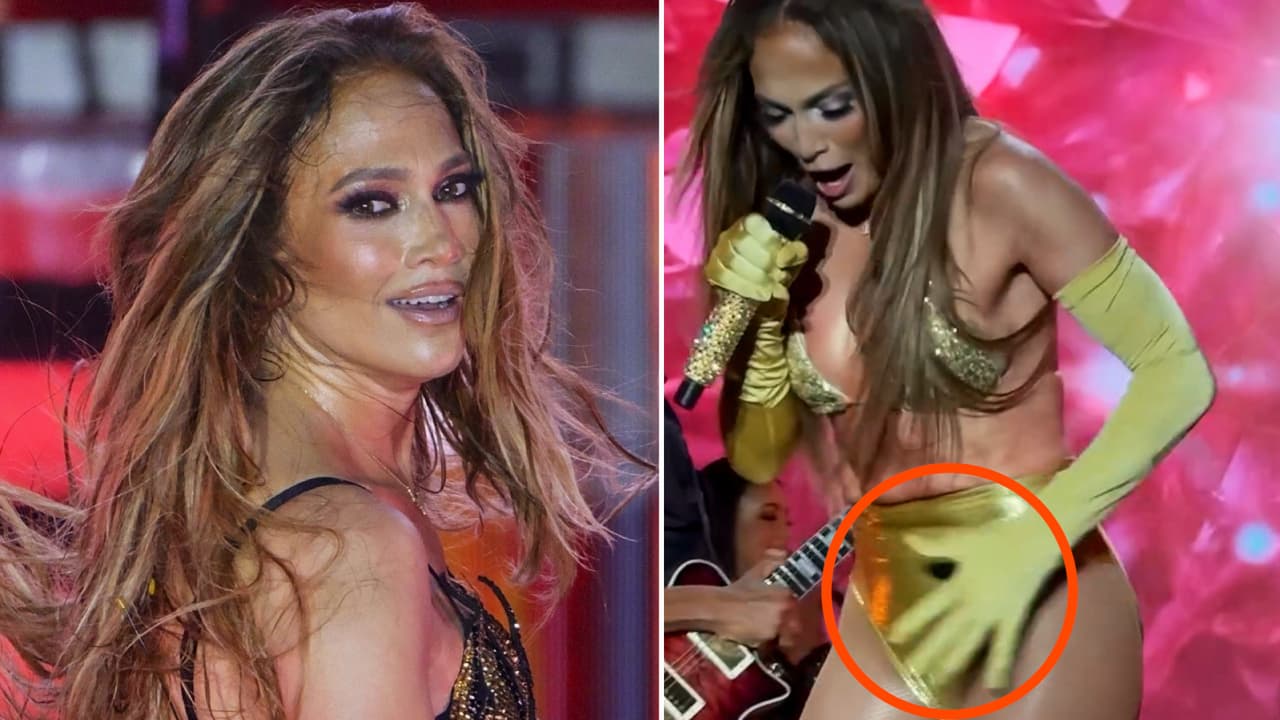 JLo sufre desliz de vestuario ahora en pleno concierto: "Me alegro de haber llevado ropa interior”