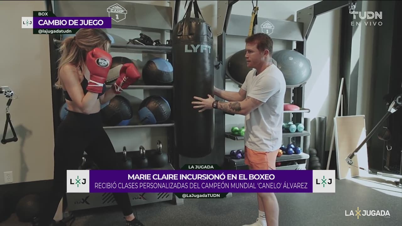 Marie Claire se pone los guantes vs. Canelo