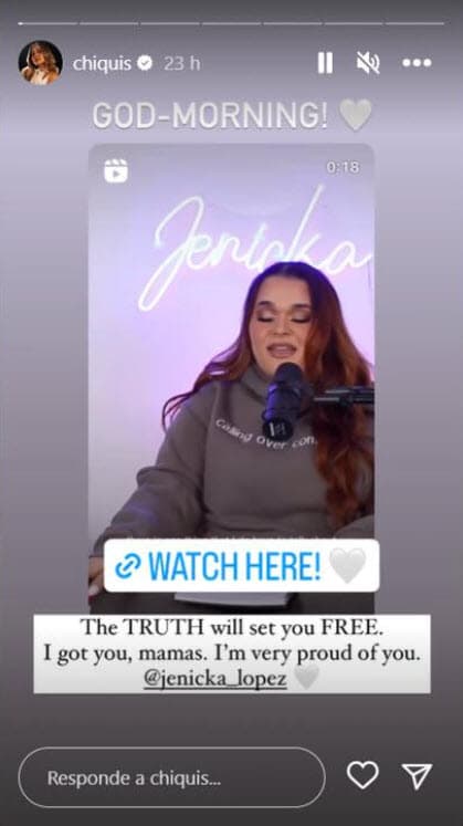Chiquis se siente orgullosa de su hermana Jenicka.