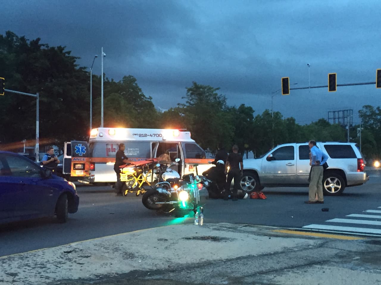 Policía herido PR 199