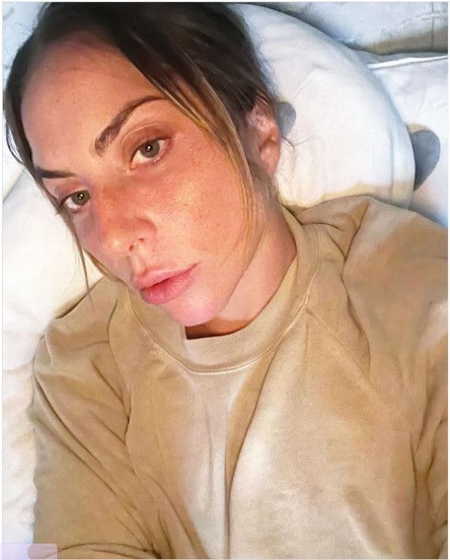 Lady Gaga sin maquillaje