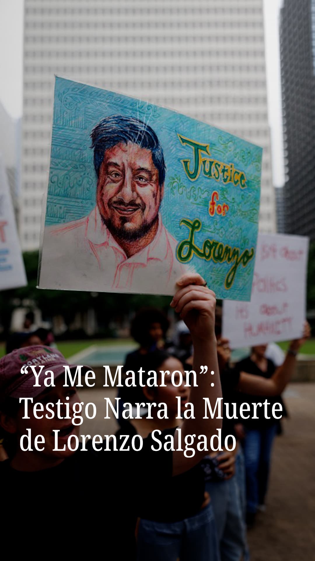 “Ya me mataron”: Testigo narra la muerte de Lorenzo Salgado
