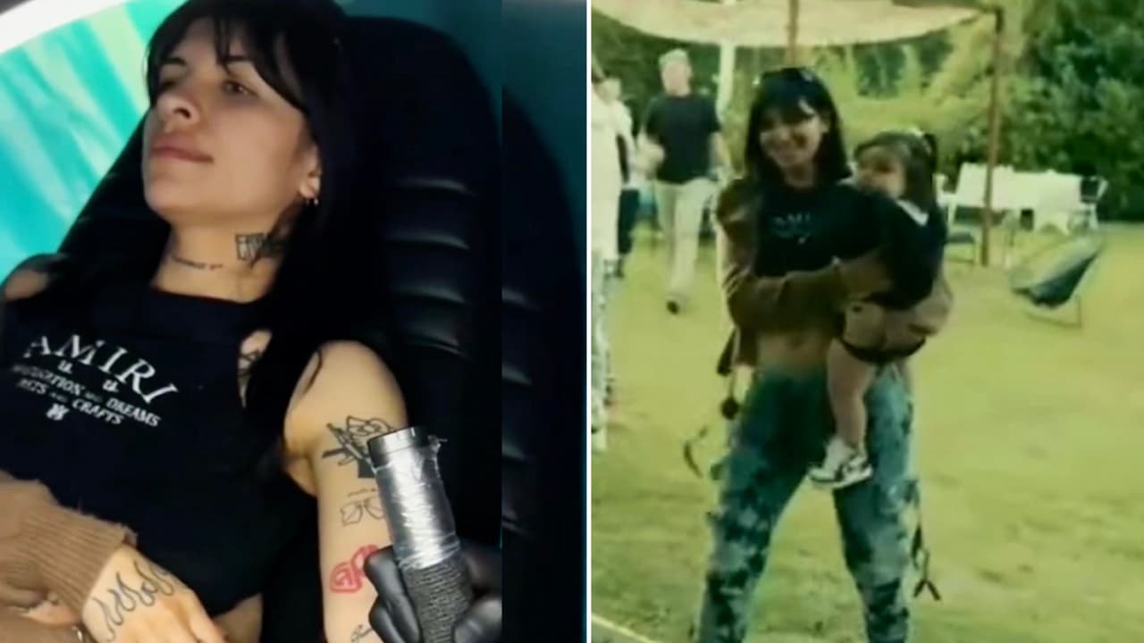 Cazzu sella "pacto" tatuándose con todo e Inti tras polémica con Ángela Aguilar