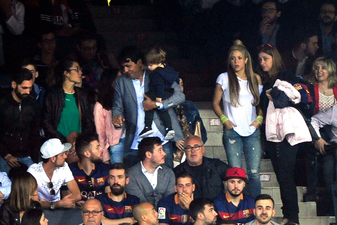 La cantante llegó acompañada de sus hijos, hermano y suegra.