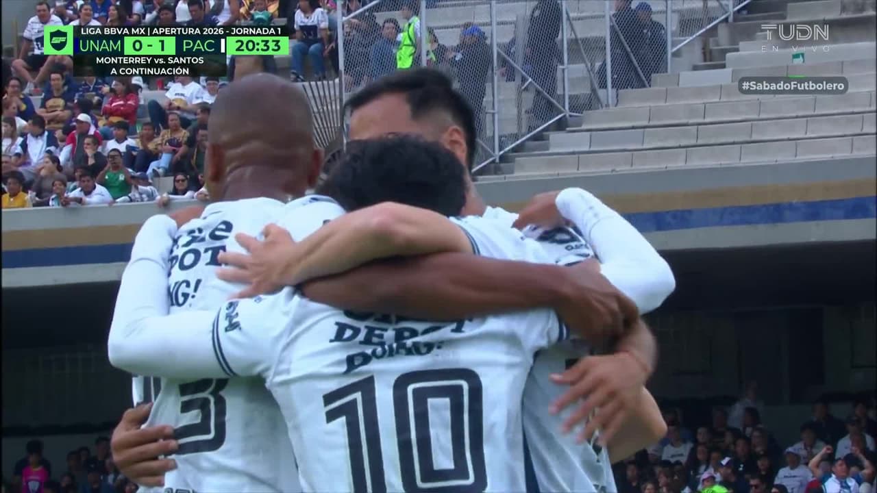 ¡Gooool de Pachuca! Montiel vence a Keylor y pone el 1-0