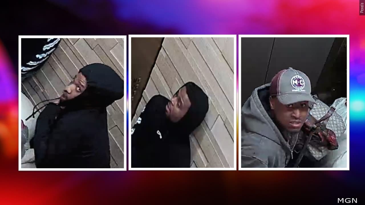 Policía busca a tres sospechosos por varios robos al centro de Austin