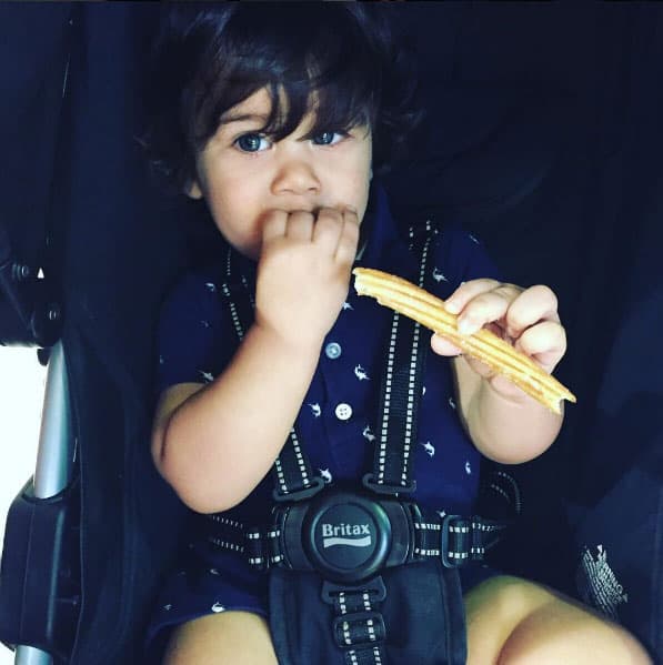 Christian Leo tiene casi dos añitos.