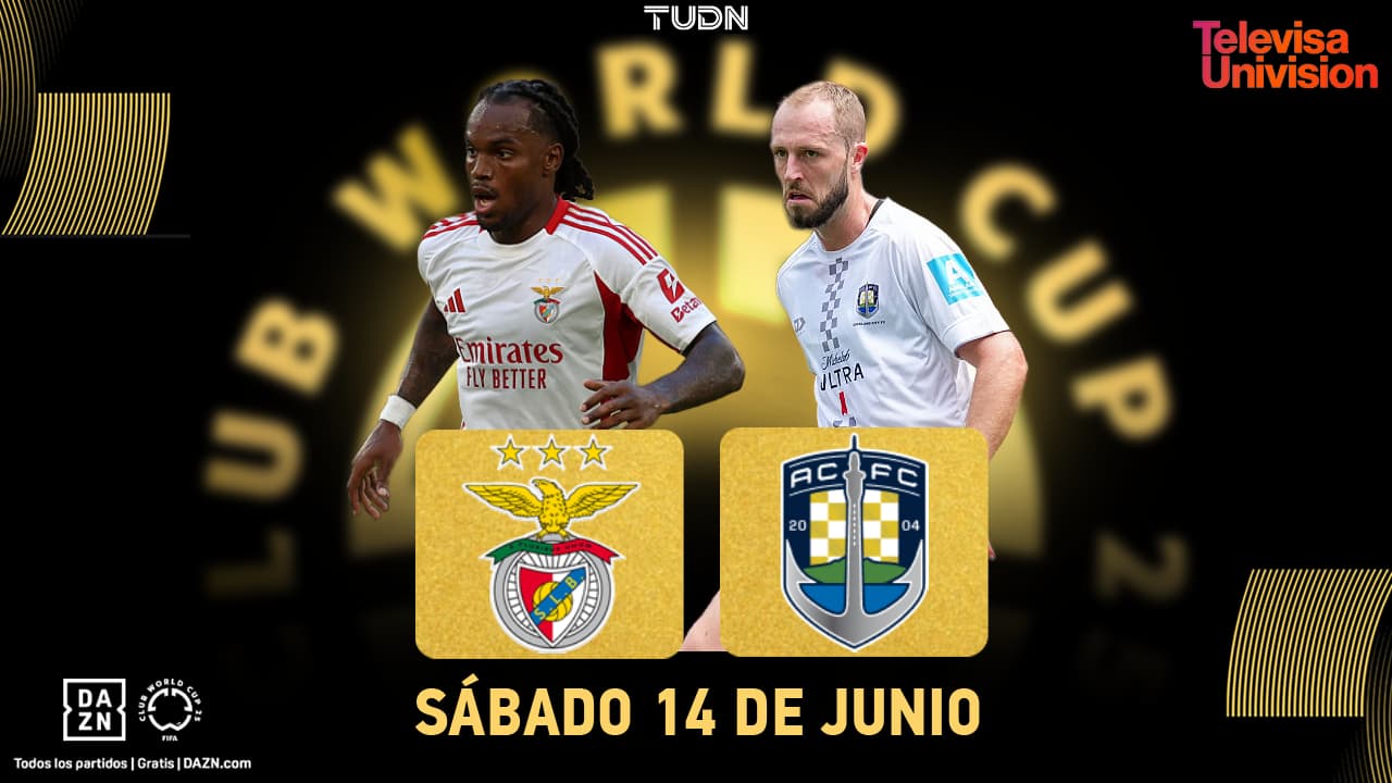Horario y dónde ver el Benfica vs. Auckland City del Mundial de Clubes