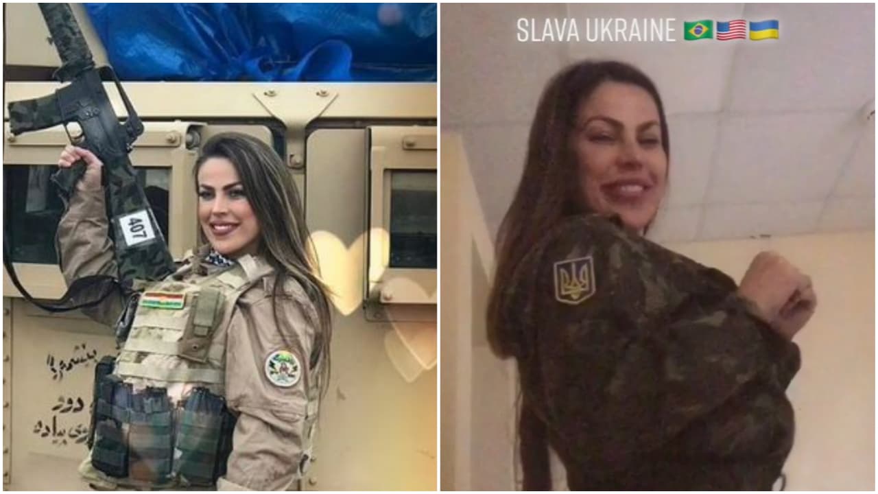 Thalita do Valle integraba una línea de frente con francotiradores de élite.