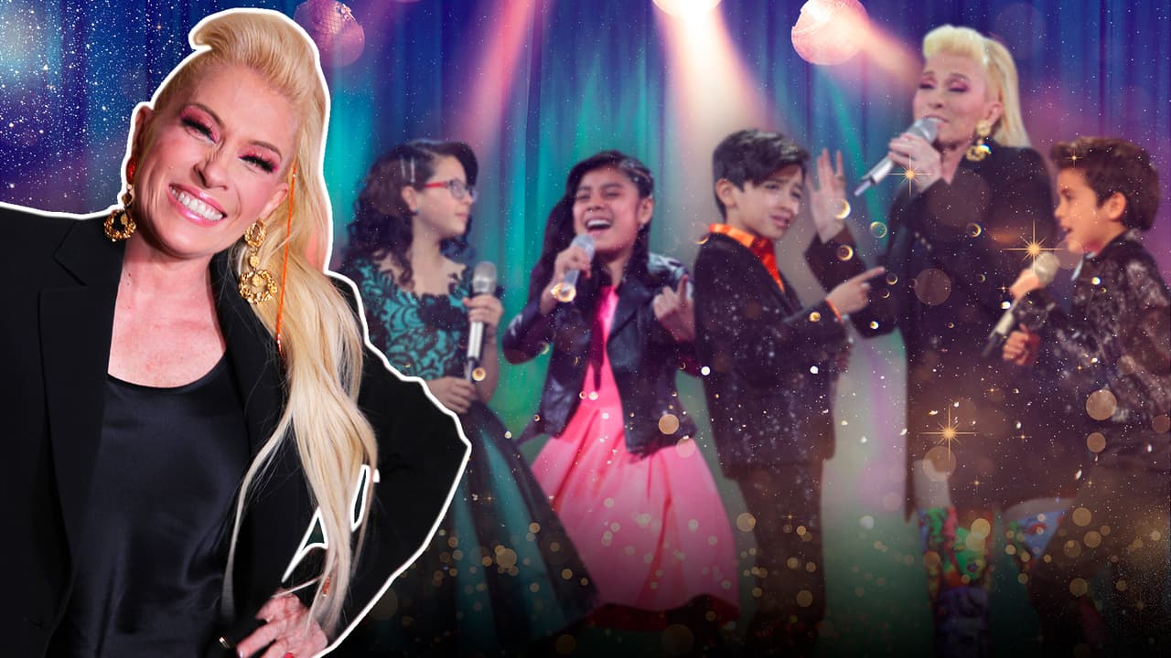 Yuri y sus más grandes éxitos se rinden ante el talento de los Pequeños Gigantes