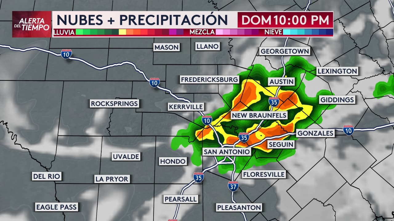 Tormentas con posible granizo y vientos intensos en el centro de Texas en las próximas horas