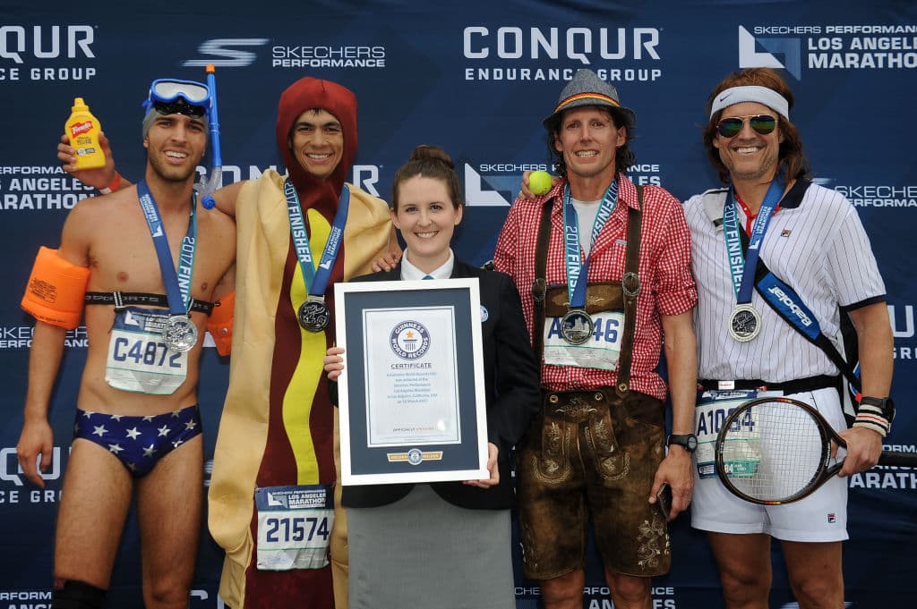 La ruta del maratón inicia en el centro de Los Ángeles, cruza por Hollywood y termina en Santa Monica.
