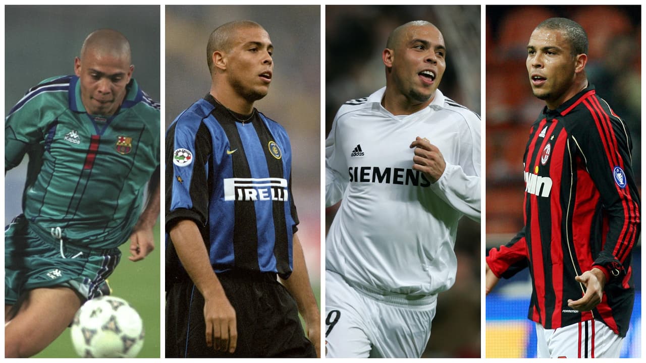 Volviendo a España Ronaldo tuvo fichajes ‘odiados’ por partida doble, el delantero despuntó con el Barcelona para un año después llegar al Inter de Milán. Luego de 5 años (1 completo sin jugar por lesión) pasaría al Real Madrid donde brilló por otros 5 años. Finalmente, en 2006 llegaría al Milán para completar el cruce entre rivales.