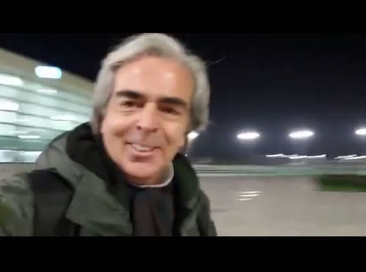 “1:30 de la mañana en Terán, en el aeropuerto vengo llegando”, detalló Lorenzo. 
<br>