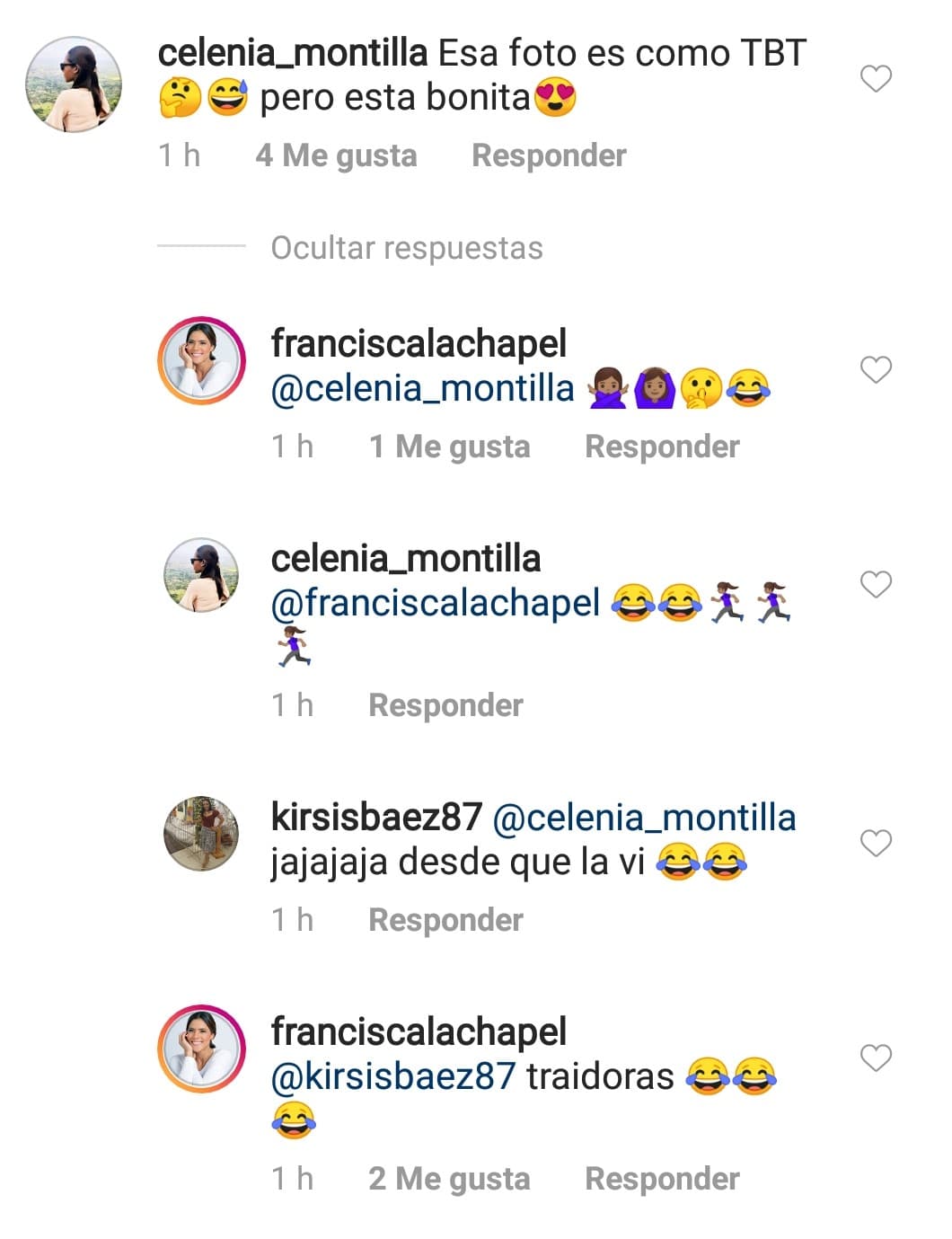 No solo Maity se apuntó para un viernes de 'happy hour', otras amigas también estuvieron pendientes de la publicación. Aunque, al poco tiempo, encontraron que la foto con 'outfit' de fiesta se trataba de meses anteriores.