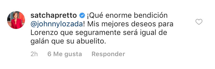 La periodista 
<b>Satcha Pretto, también se unió </b>a la felicidad de la familia Lozada-Meléndez.