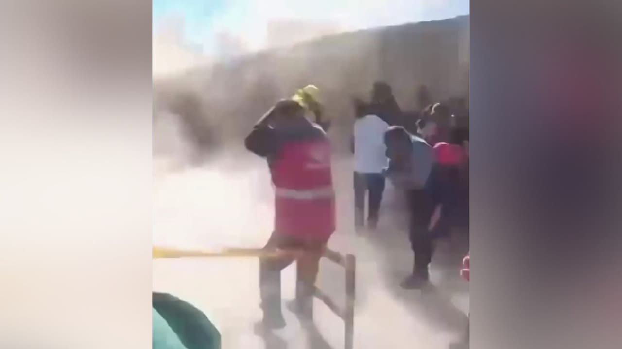 Así fue el momento exacto de la explosión mortal en un cuartel militar en Bolivia