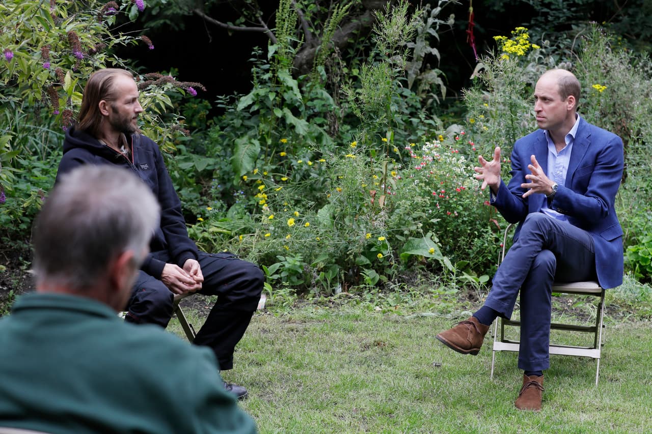 En el lugar fue abordado por Gary Griffiths, quien es parte de quienes reciben ayuda. 
<br>