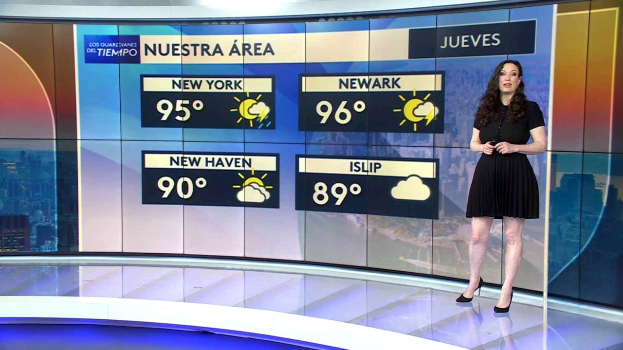 Pronóstico del tiempo hoy en Nueva York: Condiciones calurosas y húmedas con mala calidad del aire; el termómetro alcanzará 95 °F