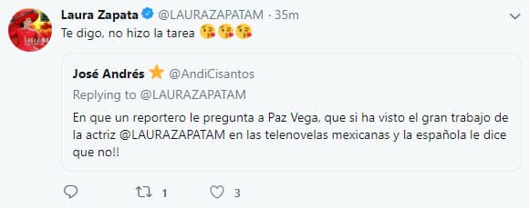 Sus seguidores se indignaron porque Vega no conocía la trayectoria de la villana de telenovelas.