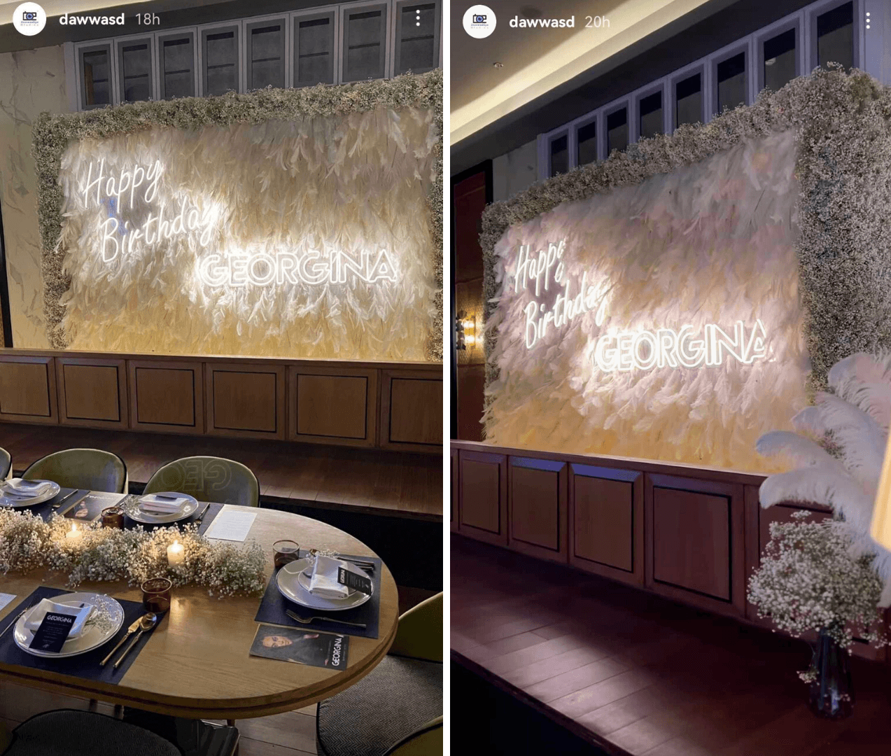 El cumpleaños 29 de Georgina Rodríguez