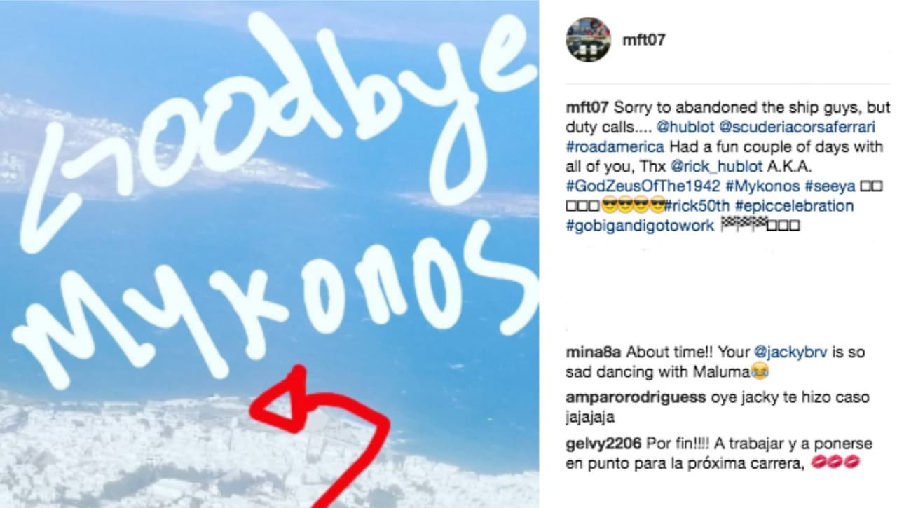 Esta es la publicación que Martín Fuentes compartió con sus seguidores en Instagram.