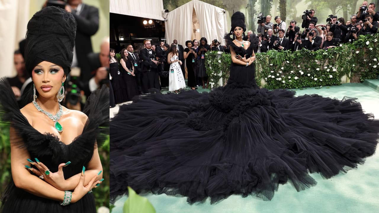 Cardi B en la Met Gala 2024.