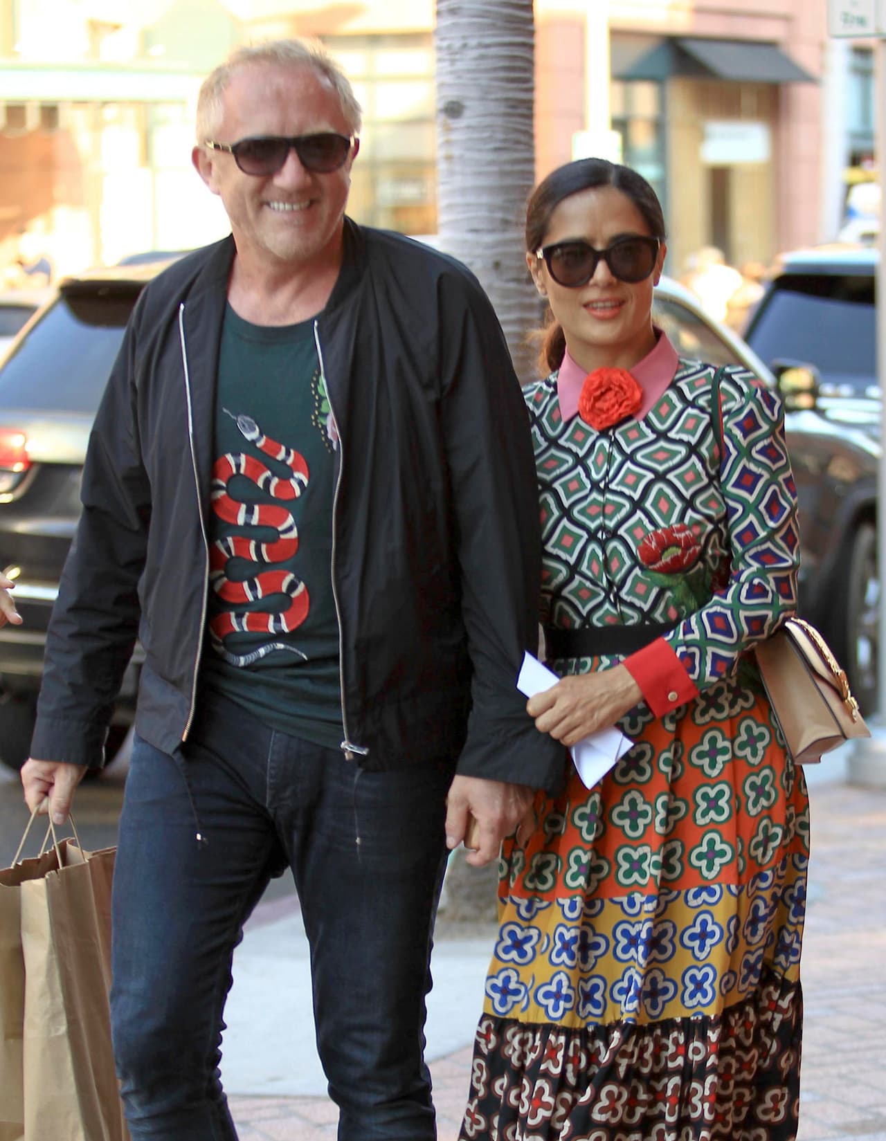 Pero los famosos salieron bastante 'fashionistas' a su romántica cita.