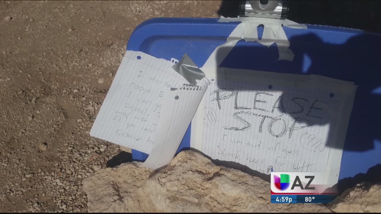 "Por favor paren, no tengo gasolina y llevo cuatro días varada": el mensaje de una mujer perdida cerca del Gran Cañón