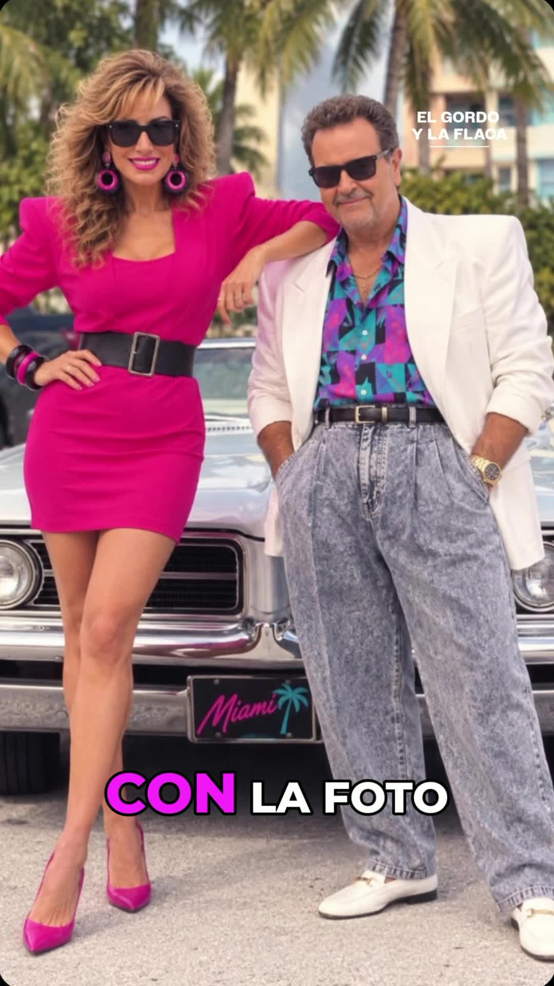 Lili Estefan y Raúl de Molina se unen al trend de los años 80