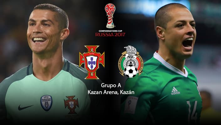México debuta ante Cristiano Ronaldo y Portugal en la Copa Confederaciones