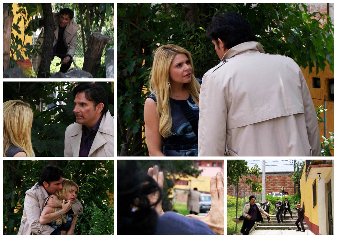 ¡Uyyy! Sí que te arriesgaste al ver a Esteban. Te pusiste en peligro. Desafortunadamente, escapó de la policía.