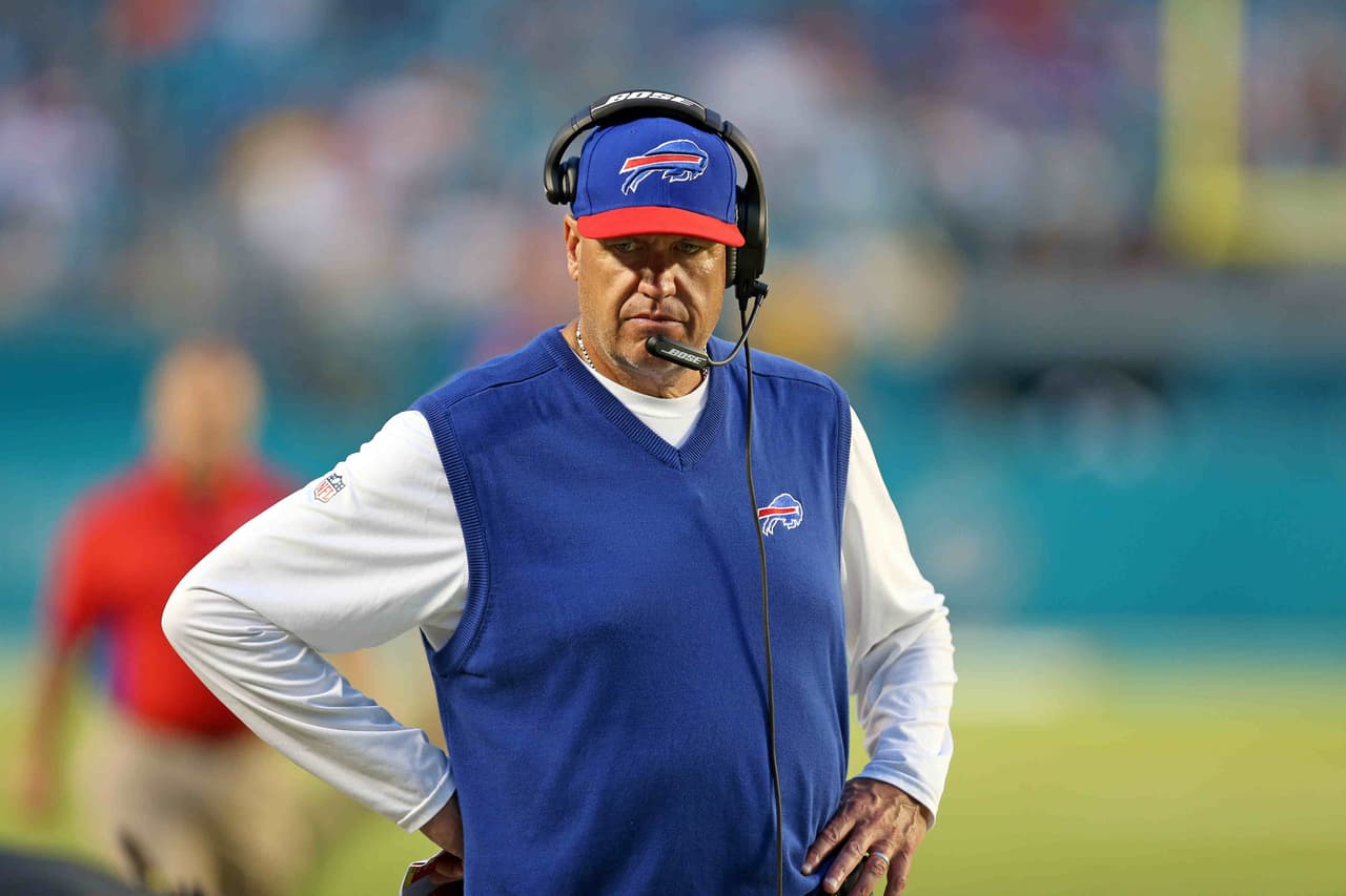 Rex Ryan no se siente cómodo con Tyrod Taylor de QB titular contra los Bengals