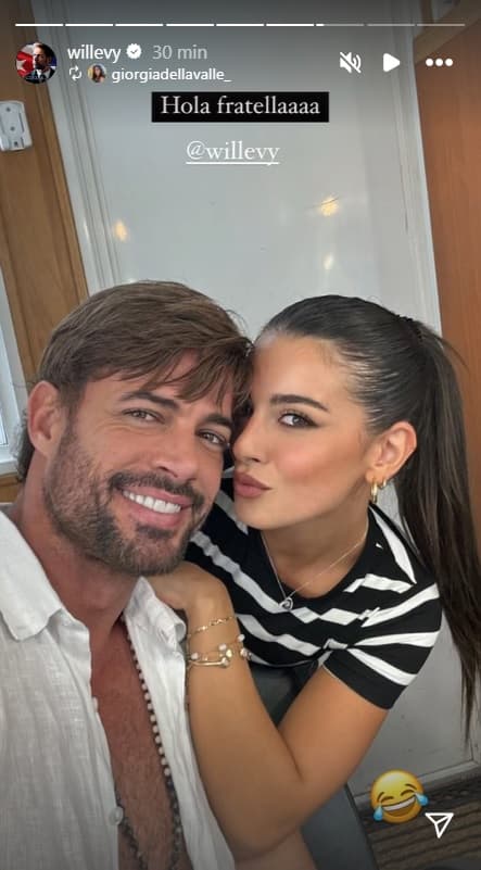 William Levy se presumió al lado de Giorgia Della Valle.