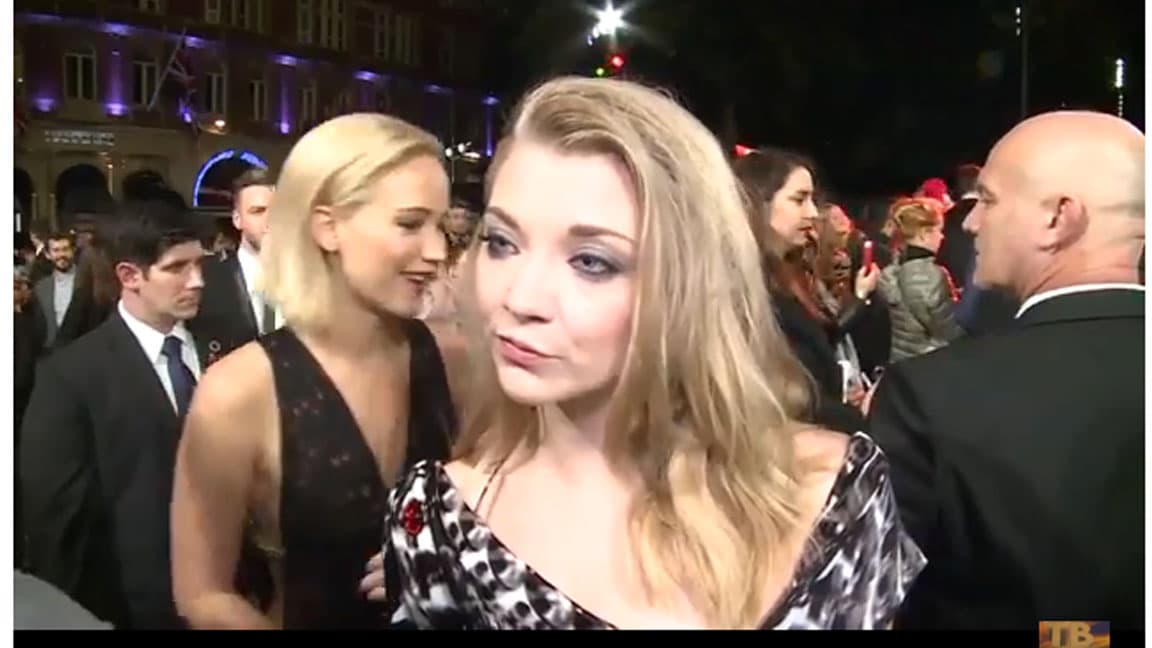 Natalie estaba dando una entrevista.